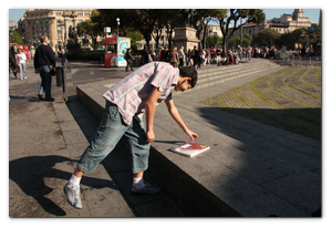 Bookcrossing por Sant Jordi de la Biblioteca de la Fundació Joan Miró en Barcelona tbookcrossing biblioteca FJM (1)